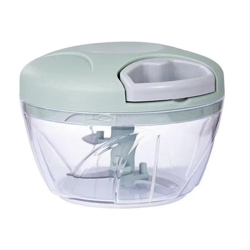 Manual Food Chopper Hand Pulled Vegetable and Fruit Cutter Food Processing Press Garlic Pepper Mincer Splatter Kitchen Tools