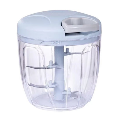 Manual Food Chopper Hand Pulled Vegetable and Fruit Cutter Food Processing Press Garlic Pepper Mincer Splatter Kitchen Tools