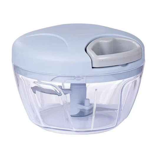 Manual Food Chopper Hand Pulled Vegetable and Fruit Cutter Food Processing Press Garlic Pepper Mincer Splatter Kitchen Tools