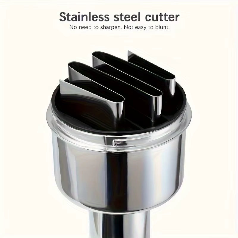 Garlic Chopper Stainless Steel Garlic Press Crusher Manual Food Processor Dicer Mixer Kitchen Vegetable Slicer for Onion Peppers