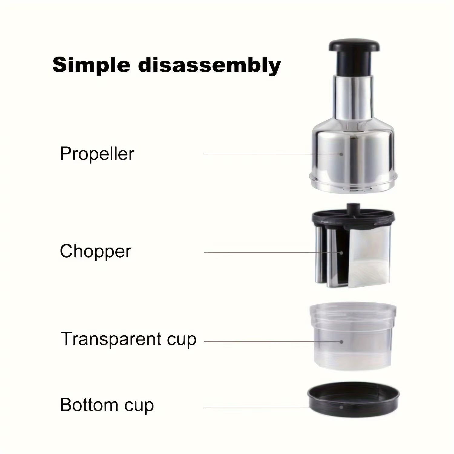 Garlic Chopper Stainless Steel Garlic Press Crusher Manual Food Processor Dicer Mixer Kitchen Vegetable Slicer for Onion Peppers